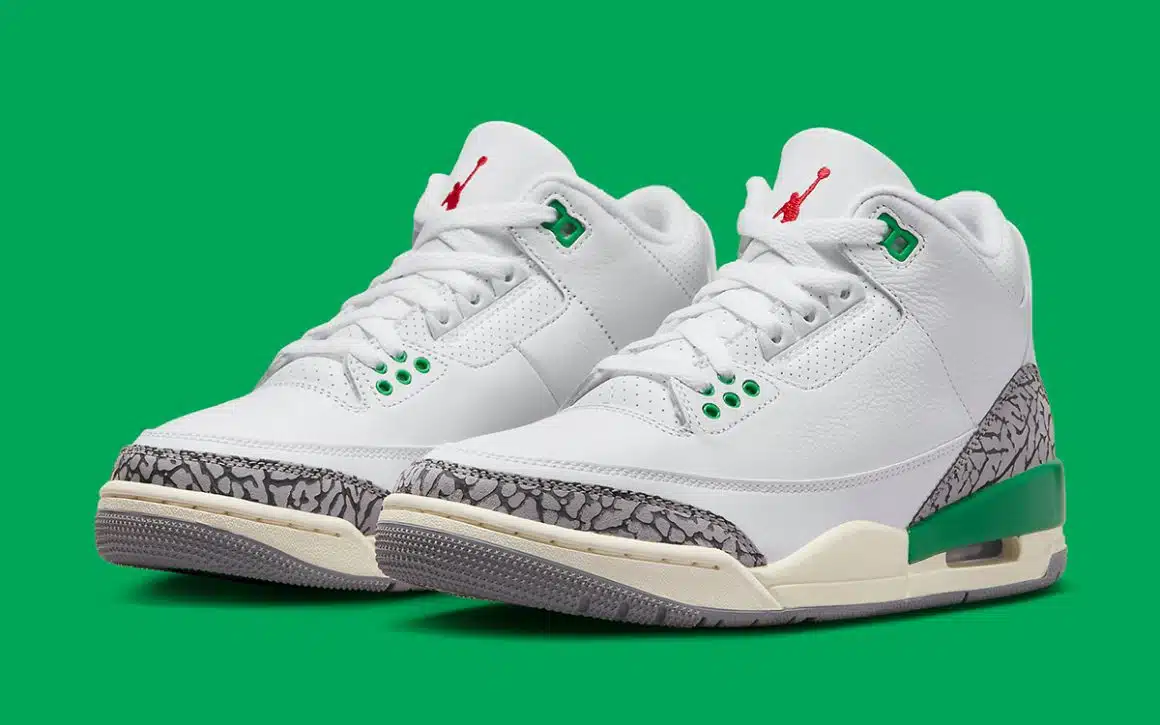 Air Jordan 3 WMNS ‘’Lucky Green’’ - CK9646-136