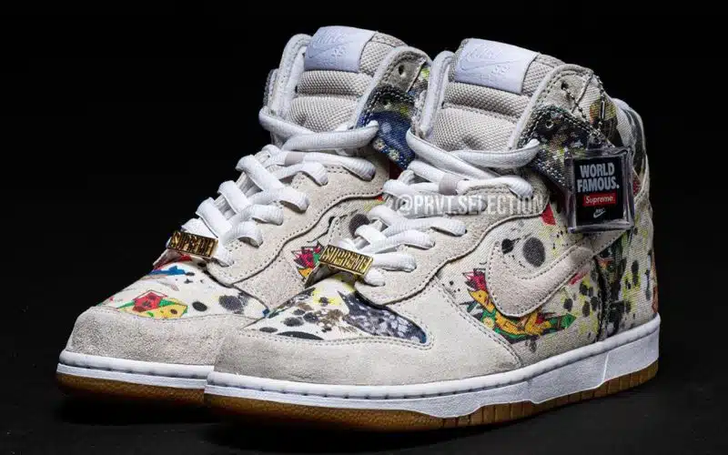 Supreme x Nike SB Dunk High ‘’Rammellzee’’ - FD8779-100