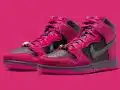 Run The Jewels x Nike SB Dunk High ‘’Active Pink and Black’’ - DX4356-600