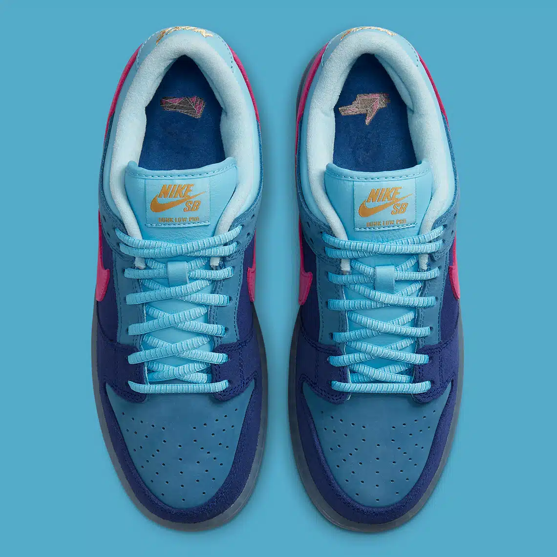 Run The Jewels x Nike SB Dunk Low ‘’Deep Royal Blue and Active Pink’’ - DO9404-400