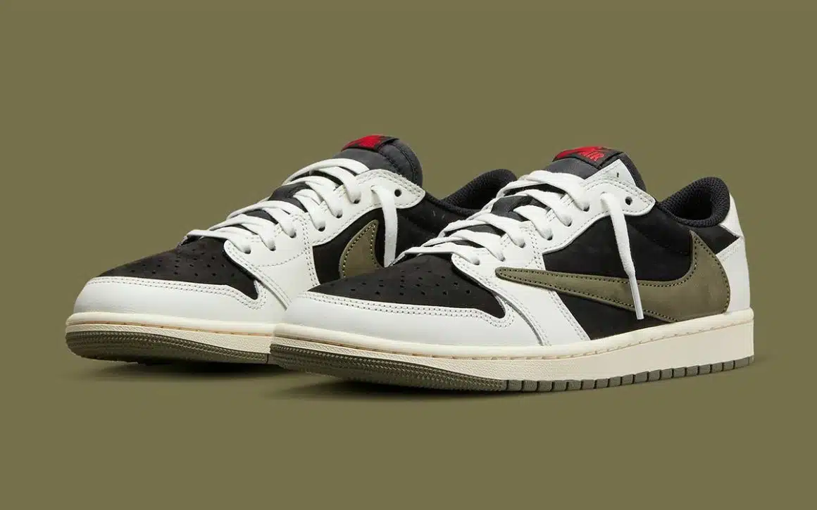 Travis Scott x Air Jordan 1 Low OG WMNS ‘’Olive’’ - DZ4137-106