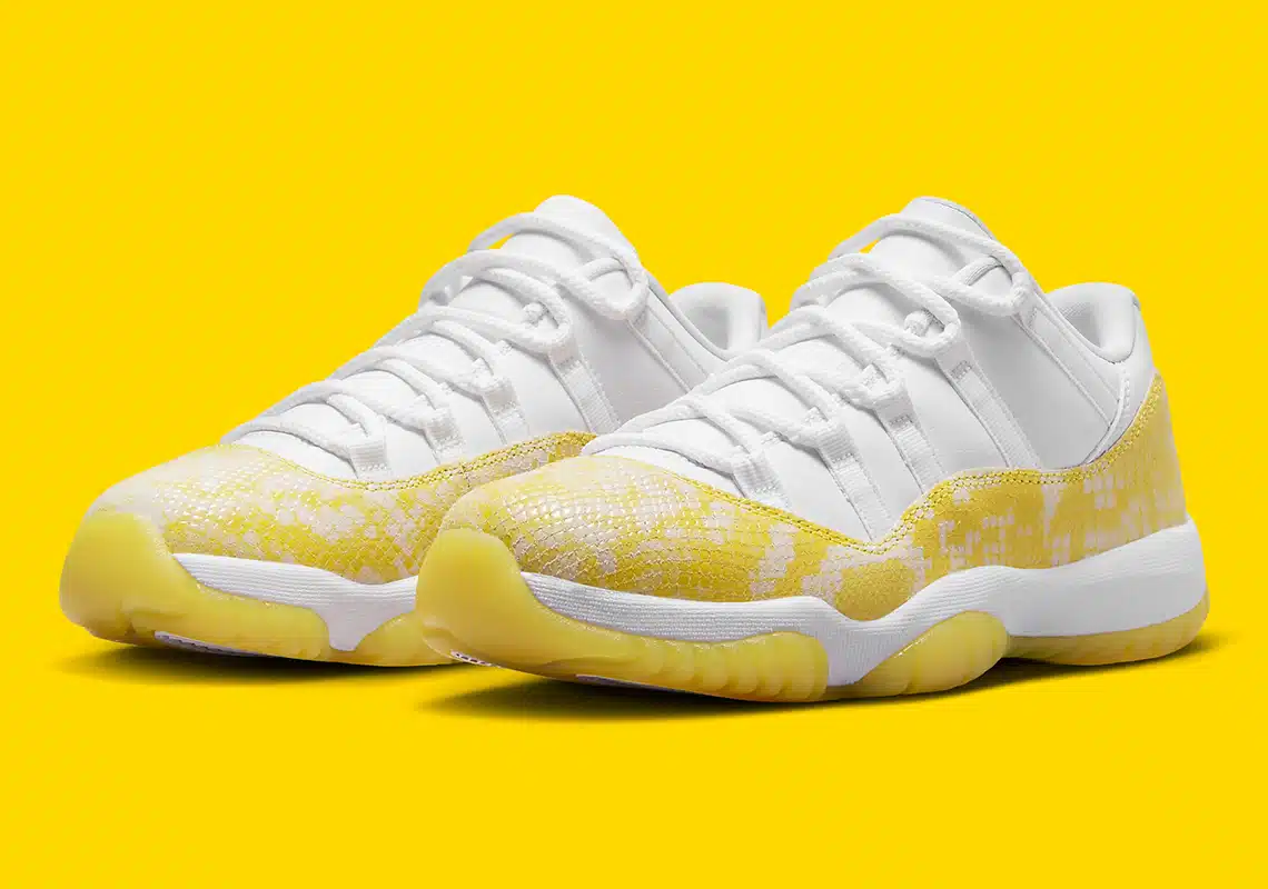 Air Jordan 11 Low WMNS ‘’Yellow Snakeskin’’ - AH7860-107