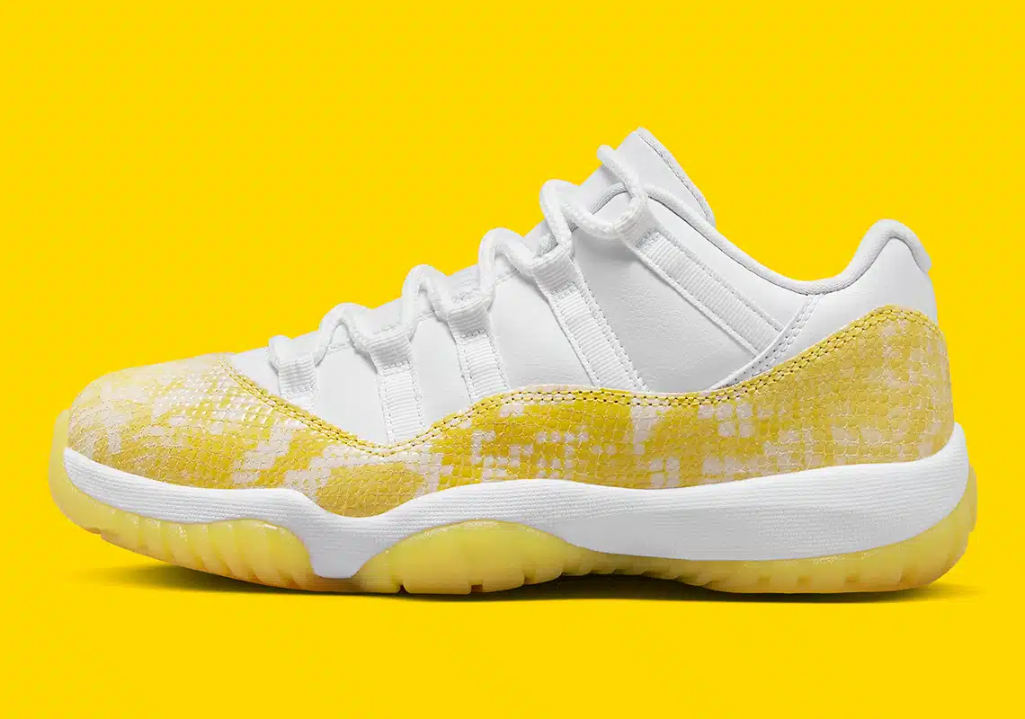 Air Jordan 11 Low WMNS ‘’Yellow Snakeskin’’ - AH7860-107