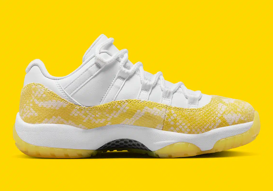 Air Jordan 11 Low WMNS ‘’Yellow Snakeskin’’ - AH7860-107