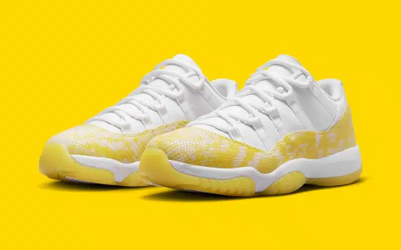 Air Jordan 11 Low WMNS ‘’Yellow Snakeskin’’ - AH7860-107