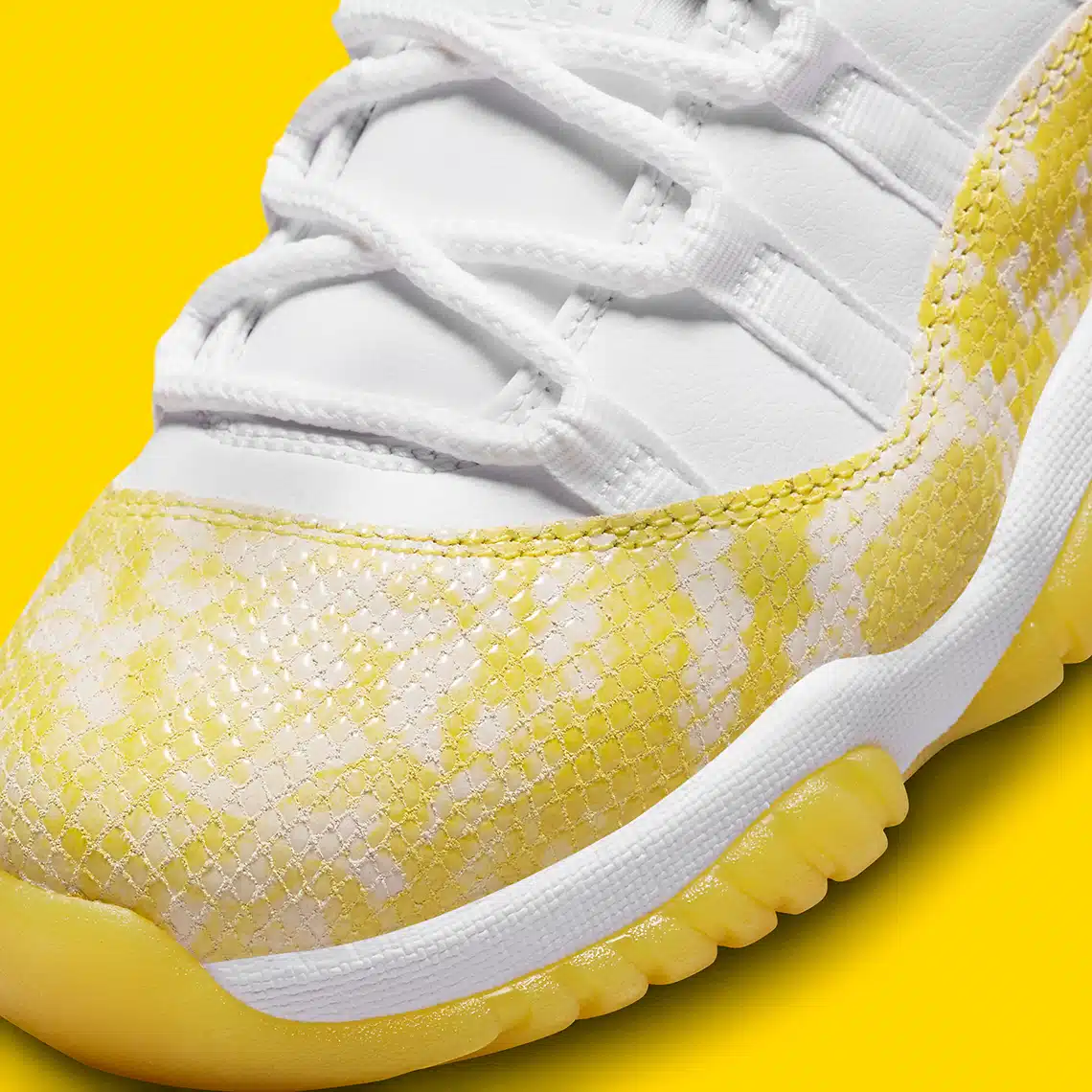 Air Jordan 11 Low WMNS ‘’Yellow Snakeskin’’ - AH7860-107