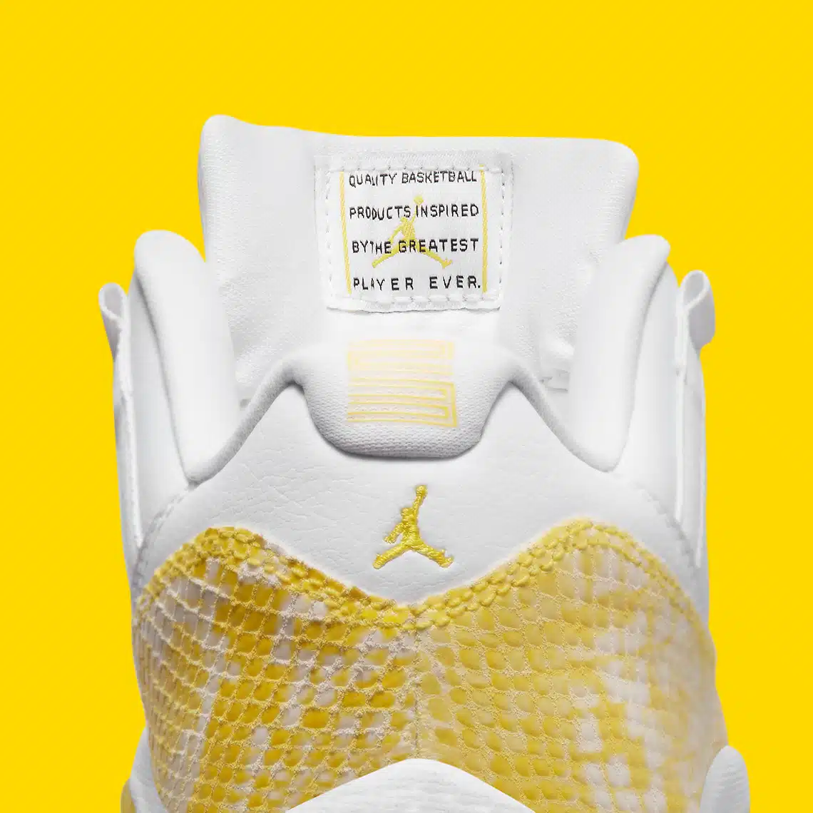 Air Jordan 11 Low WMNS ‘’Yellow Snakeskin’’ - AH7860-107