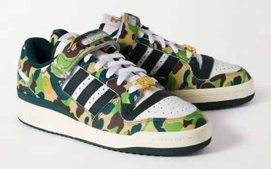 BAPE x adidas Forum Low 30th Anniversary ‘’Green Camo’’ - ID4771