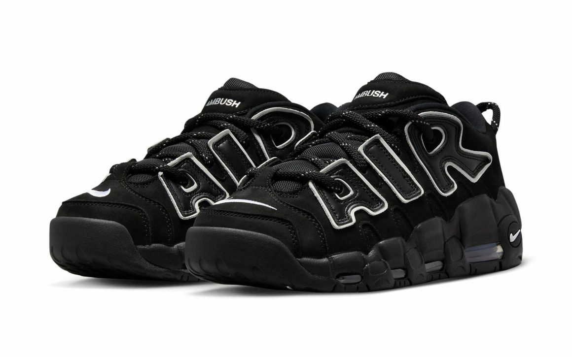 AMBUSH x Nike Air More Uptempo Low ‘’Black and White’’ - FB1299-001