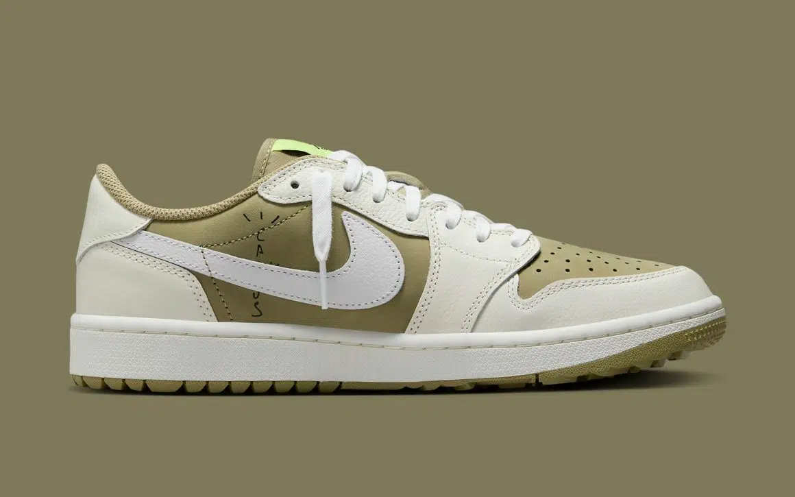 Travis Scott x Air Jordan 1 Low Golf ‘’Neutral Olive’’ - FZ3124-200
