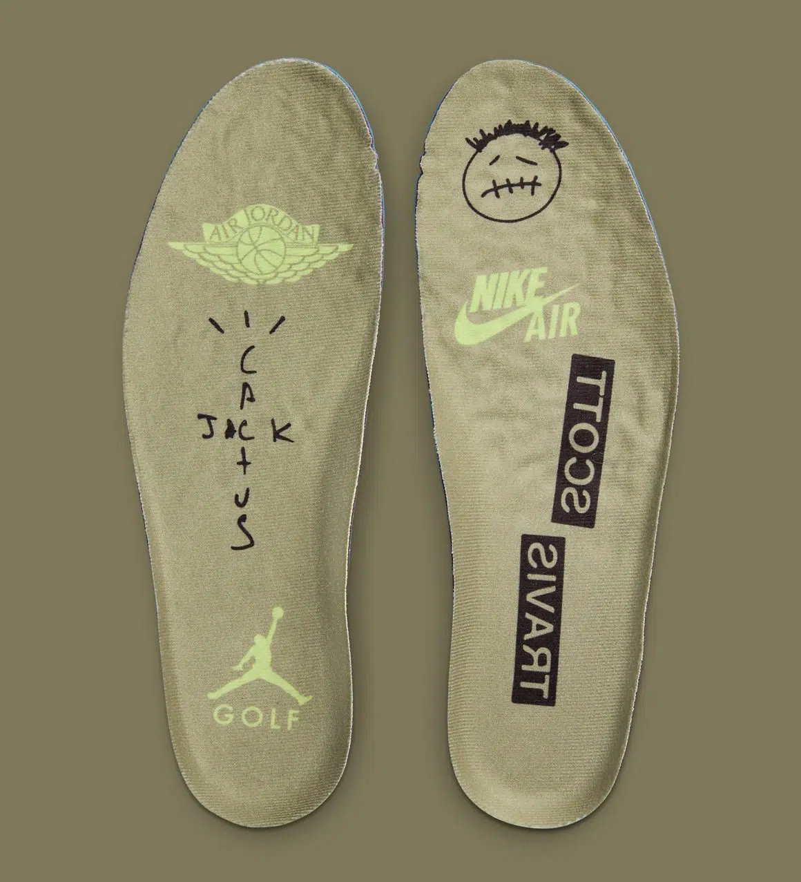 Travis Scott x Air Jordan 1 Low Golf ‘’Neutral Olive’’ - FZ3124-200