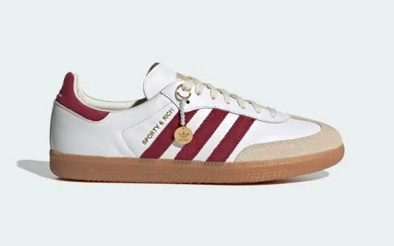 Sporty & Rich x adidas Samba OG ‘’White/Burgundy’’ - IF5660