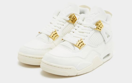 Air Jordan 4 ‘’Sail/Metallic Gold’’ - AQ9129-170