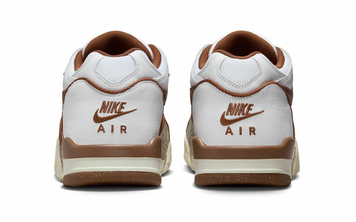 Stüssy x Nike Air Flight ’89 Low ‘’White and Pecan’’ - FD6475-100