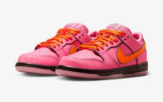 The Powerpuff Girls x Nike SB Dunk Low ‘’Blossom’’ - FD2631-600