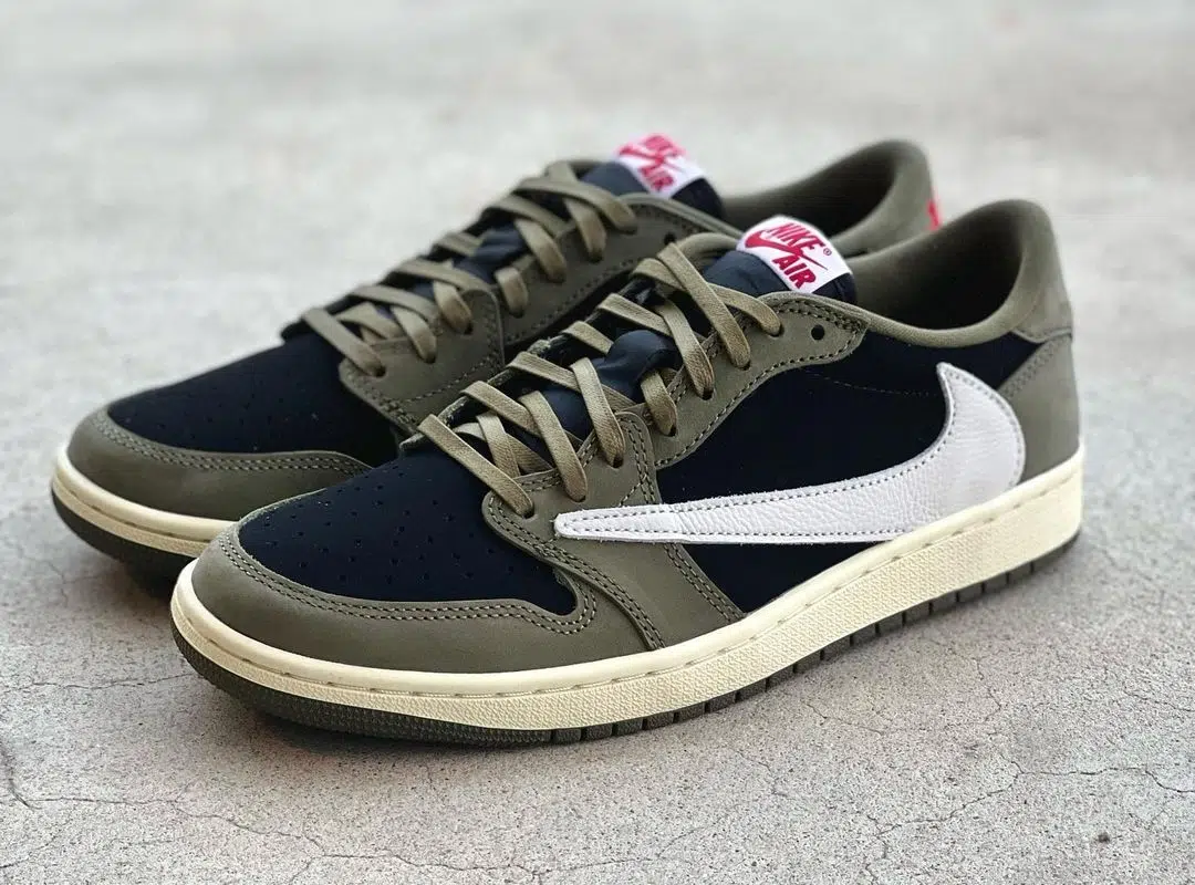 Travis Scott x Air Jordan 1 Low OG ‘’Black Olive’’ - DM7866-002