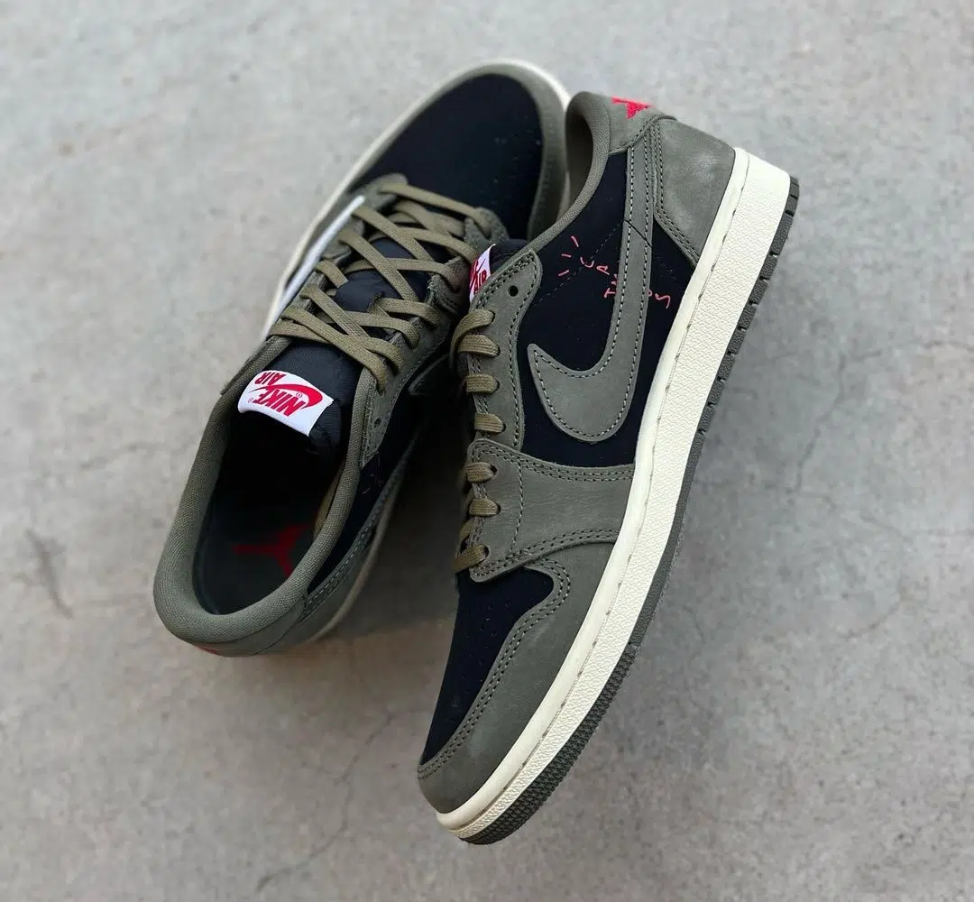 Travis Scott x Air Jordan 1 Low OG ‘’Black Olive’’ - DM7866-002