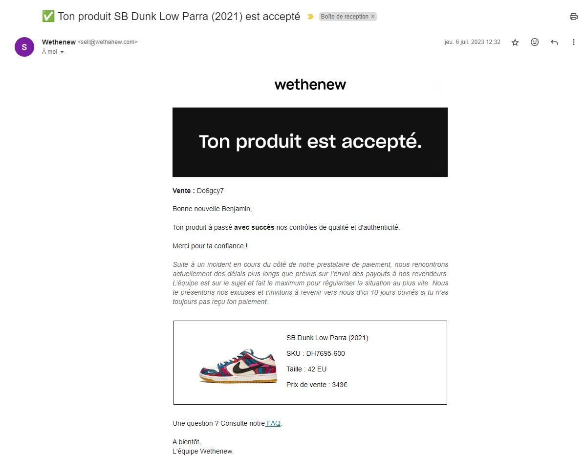 Wethenew - Vente de sneakers