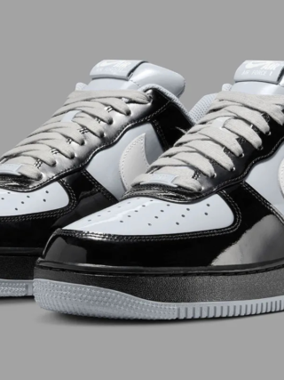 Central Cee x Syna x Nike Air Force 1 Low ’07 ‘’Black and Light Smoke Grey’’ - IO9974-010