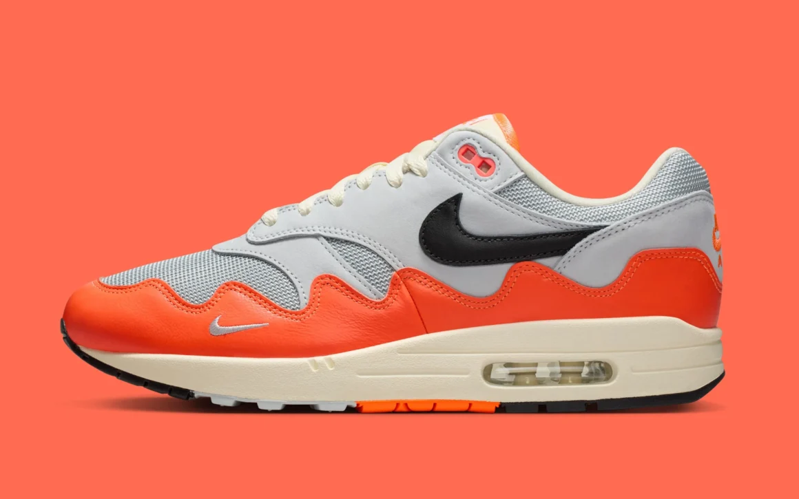 Patta x Nike Air Max 1 Wave ‘’Hyper Crimson’’ - II7055-800