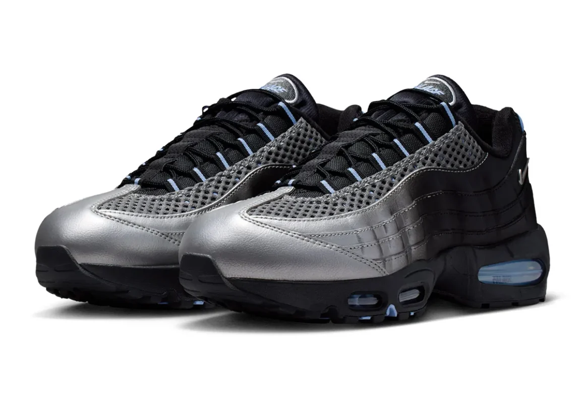 Palace x Nike Air Max 95 Big Bubble &lsquo;&rsquo;Metallic Silver and Aluminum&rsquo;&rsquo; - IQ7708-095