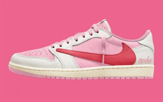 Travis Scott x Air Jordan 1 Retro Low OG SP ‘’Tropical Pink’’ - IQ7604-101