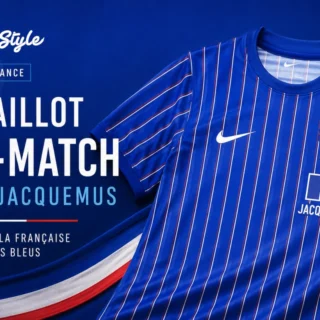 Le maillot pré-match de l’Equipe de France signé Nike et Jacquemus
