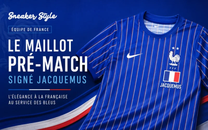 Le maillot pré-match de l’Equipe de France signé Nike et Jacquemus