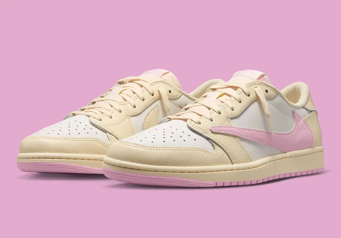 Travis Scott x Air Jordan 1 Retro Low OG SP ‘’Shy Pink’’