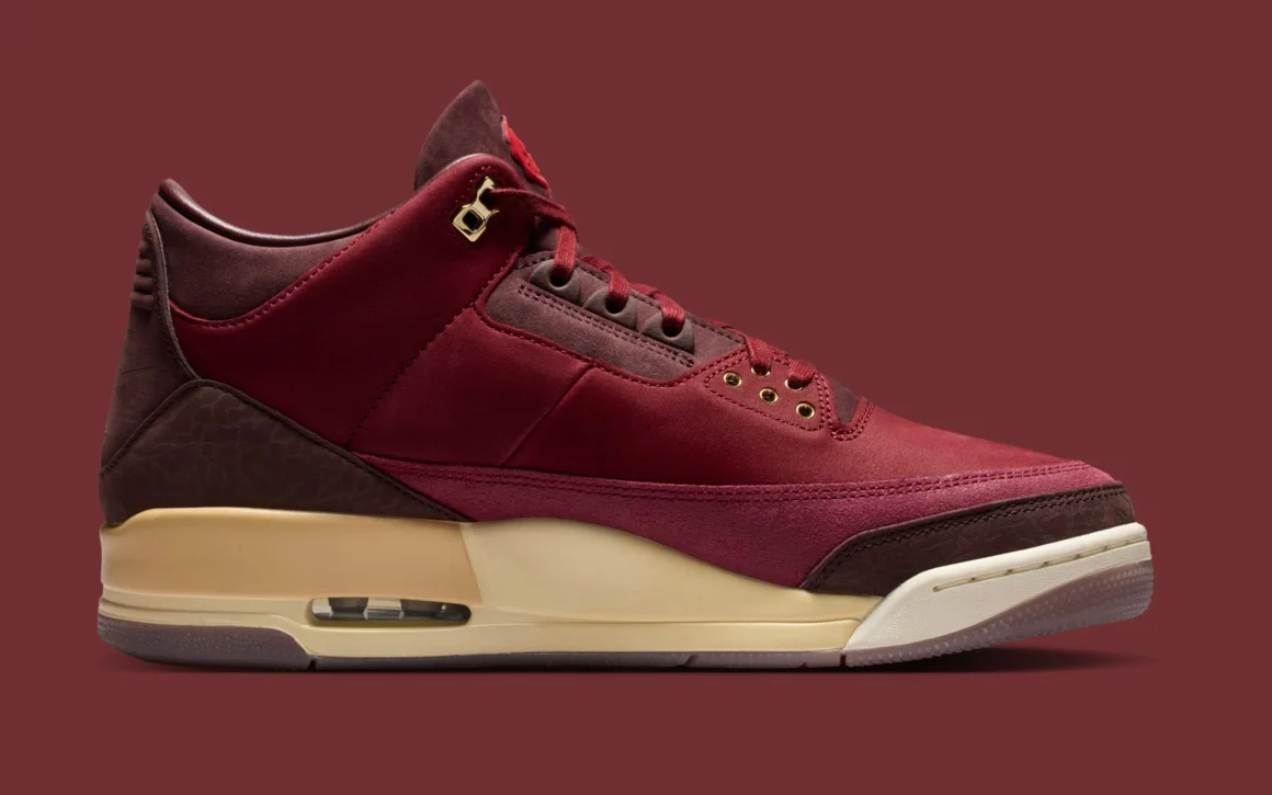 Air Jordan 3 Retro OG PRM ‘’BIN 23’’/’’Team Red and Burgundy Crush’’ - IO7744-600