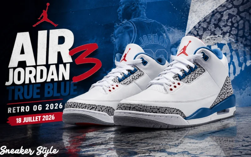 Air Jordan 3 Retro OG ‘’True Blue’’ (2026) - IF4396-104