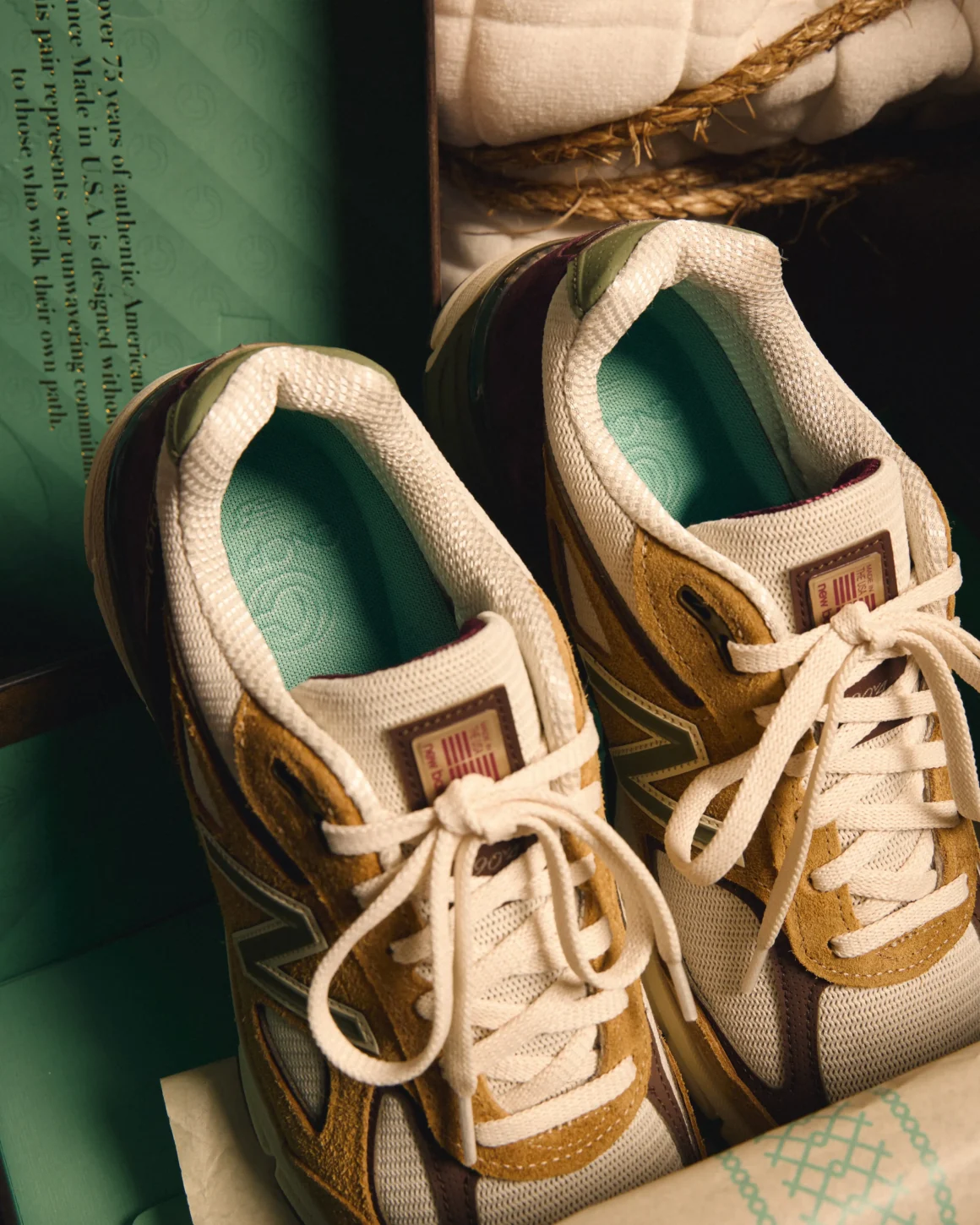CNCPTS x New Balance 990v4 MADE in USA ‘’Patina’’