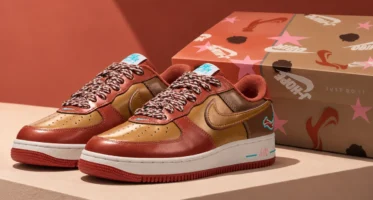 NigoJ-HOPE x Nike Air Force 1 Low ’01 ‘’Burnt Sunrise and Metallic Gold’’