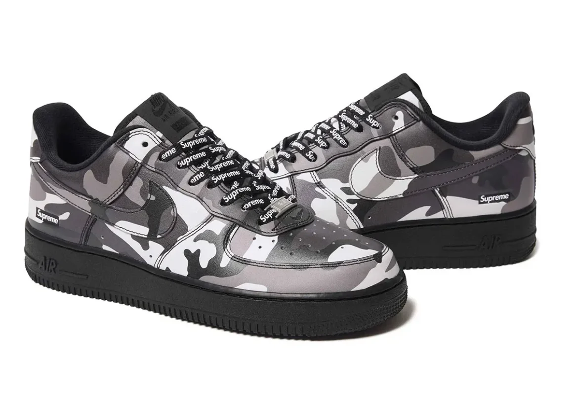 Supreme x Nike Air Force 1 Low ‘’Snow Camo’’ - CU9225-901