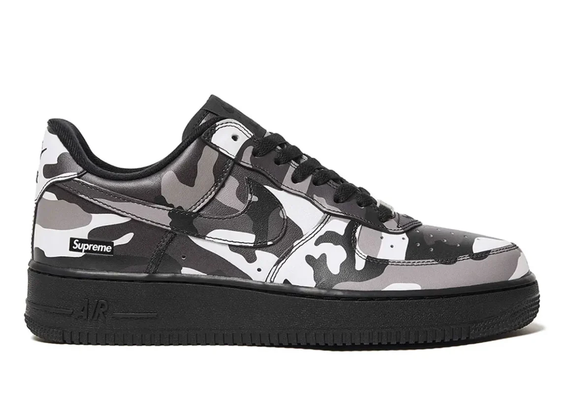 Supreme x Nike Air Force 1 Low ‘’Snow Camo’’ - CU9225-901