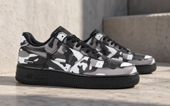 Supreme x Nike Air Force 1 Low ‘’Snow Camo’’ - CU9225-901